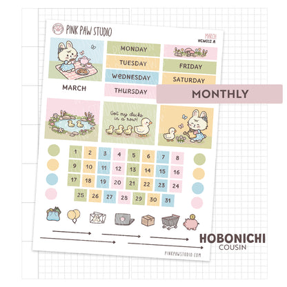 Hobonichi Cousin Monthly- Marzo