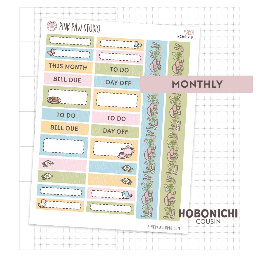 Hobonichi Cousin Monthly- Marzo
