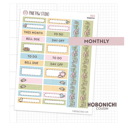 Hobonichi Cousin Monthly- Marzo