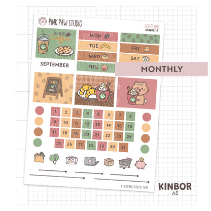 Kinbor A5 Monthly Kit- Coffee Time