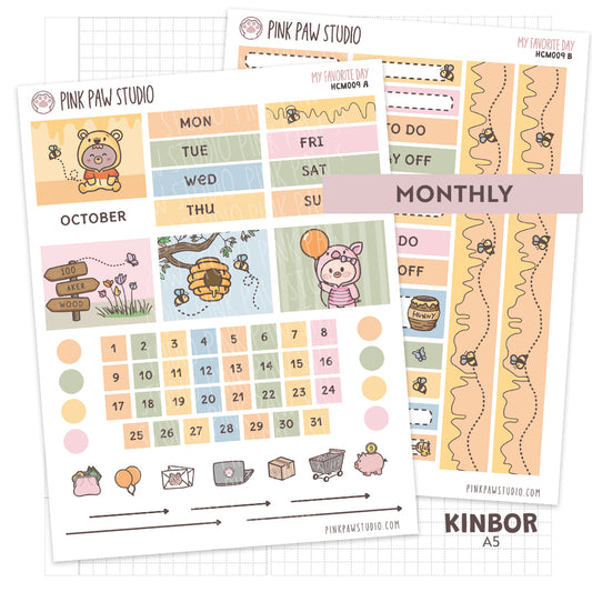 Kinbor A5 Monthly Kit - My Favorite Day