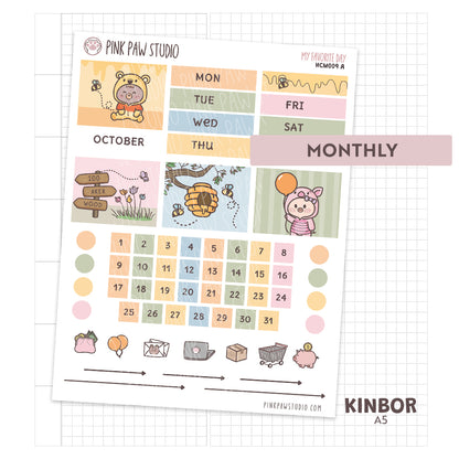 Kinbor A5 Monthly Kit - My Favorite Day