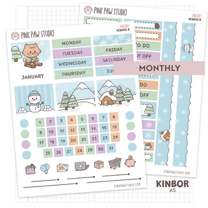 Hobonichi Cousin Mensual - Enero
