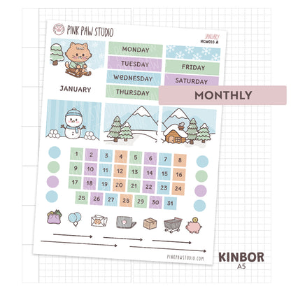 Hobonichi Cousin Mensual - Enero