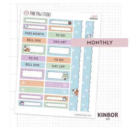 Hobonichi Cousin Mensual - Enero