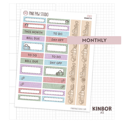 Kinbor A5 Monthly Kit- September - Fitness