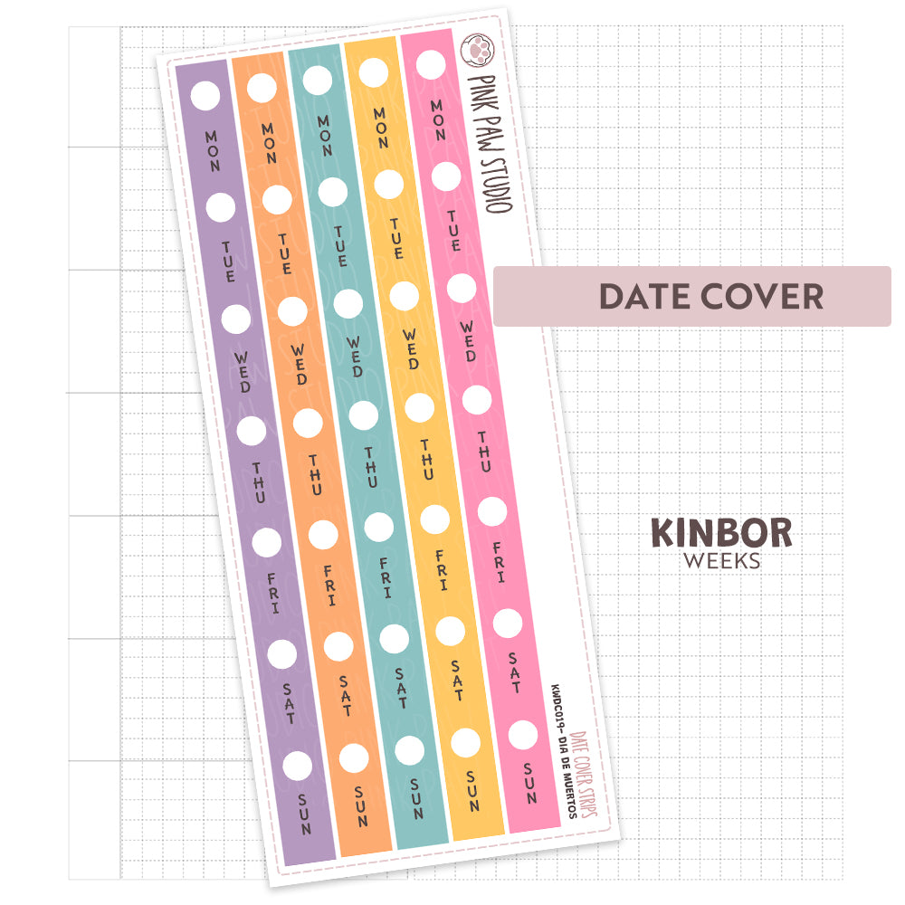 Kinbor Date Covers - November - Dia de Muertos