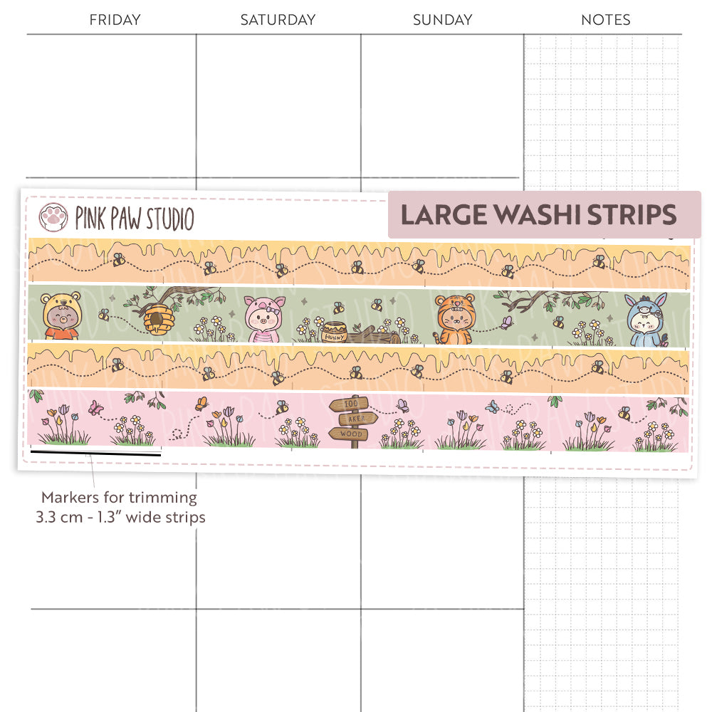Grandes tiras de Washi - Mi día favorito