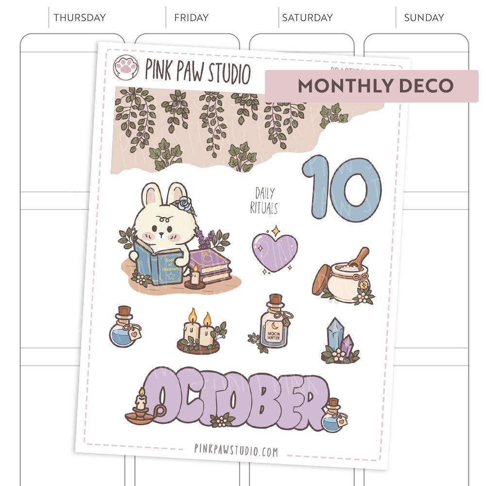 Pegatinas decorativas mensuales - Junio
