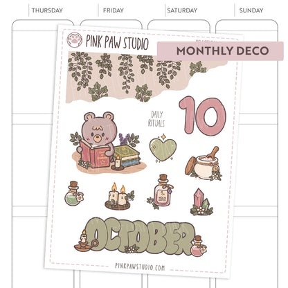 Pegatinas decorativas mensuales - Junio