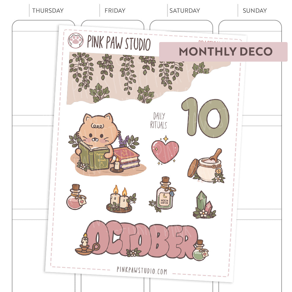 Pegatinas decorativas mensuales - Junio