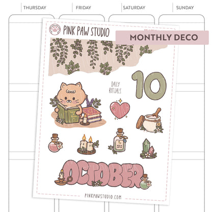 Pegatinas decorativas mensuales - Junio
