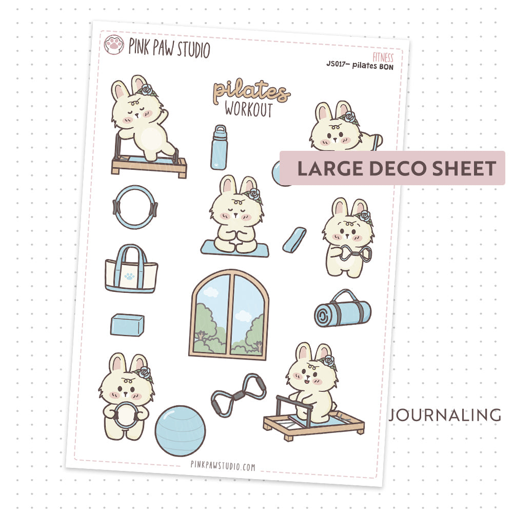 Journal sheet - Fitness - Pilates