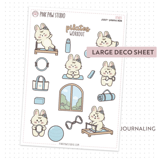 Journal sheet - Fitness - Pilates