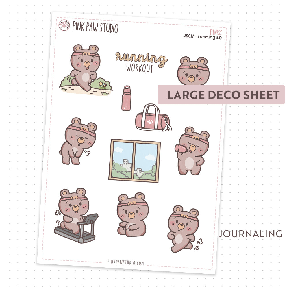 Journal sheet - Fitness - Running