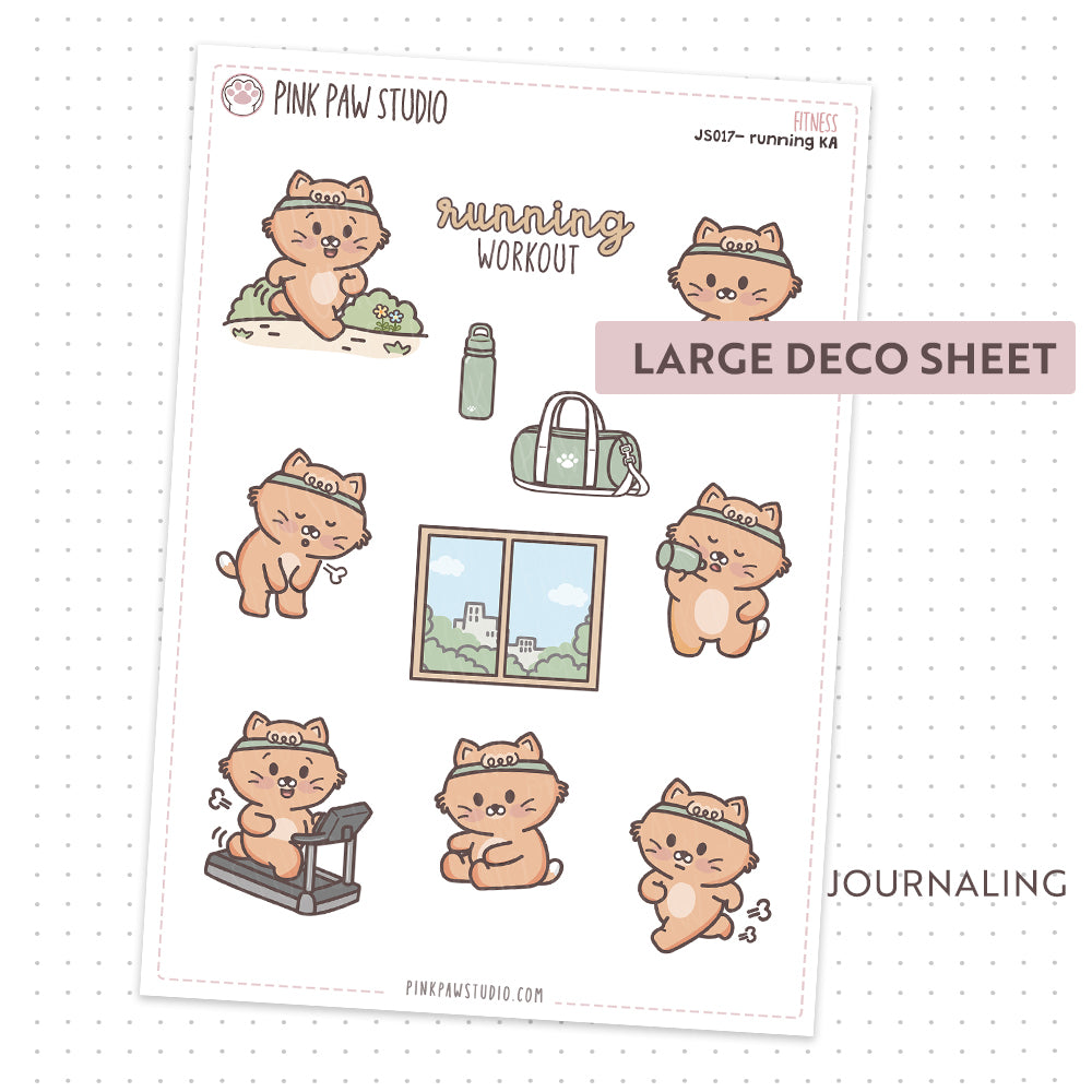 Journal sheet - Fitness - Running