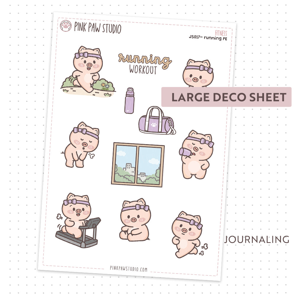 Journal sheet - Fitness - Running