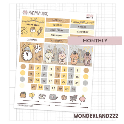 Wonderland222 Mensual- Año Nuevo