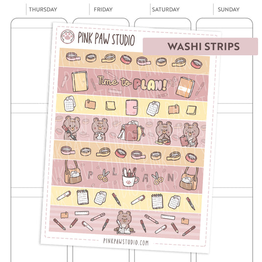 Cintas Washi - Tiempo de Planificación