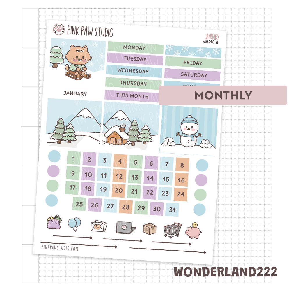 Wonderland222 Mensual - Enero