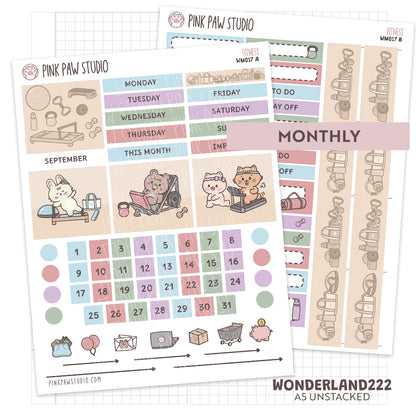 Wonderland222 Monthly- September- Fitness