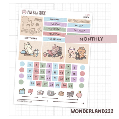 Wonderland222 Monthly- September- Fitness