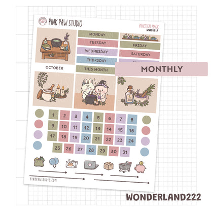 Wonderland222 Monthly Kit- October- Practical Magic