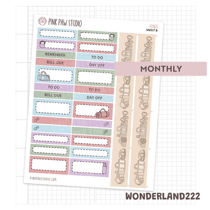 Wonderland222 Monthly- September- Fitness