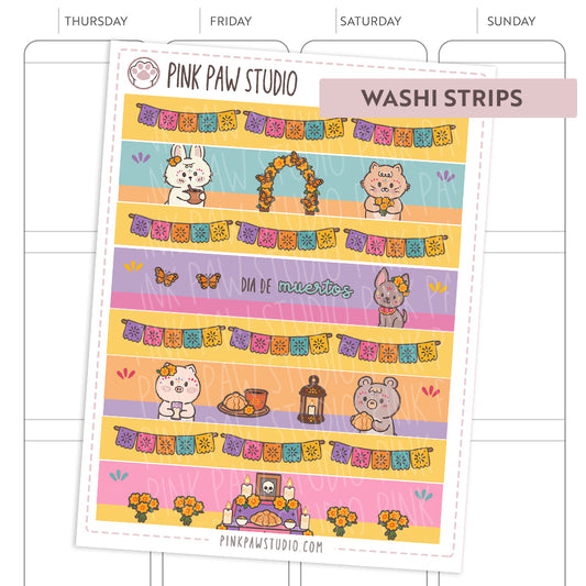 Washi Strips - November - Dia de Muertos