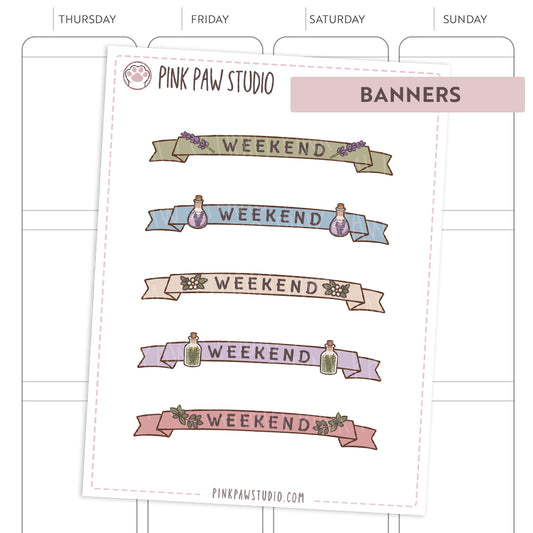 Weekend Banners - October - Practical Magic