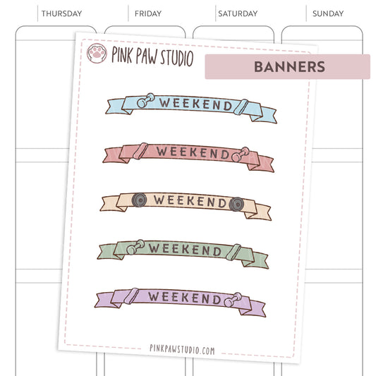 Weekend Banners - September - Fitness