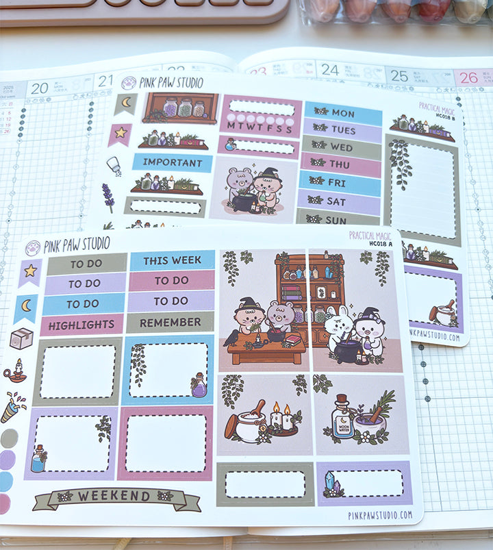 Hobonichi Cousin Kit - October - Practical Magic