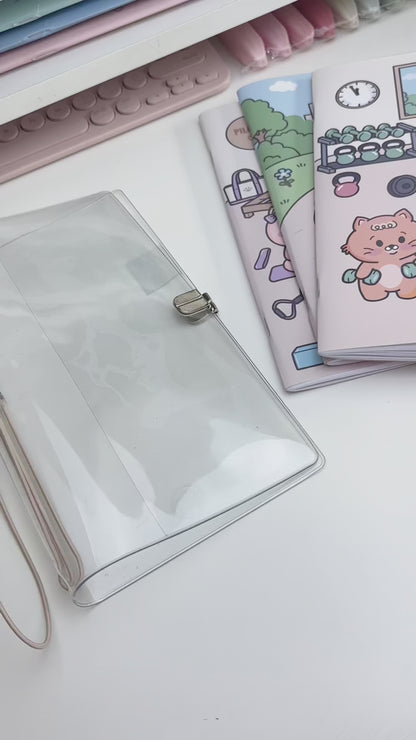 Fitness TN Bundle -  Clear cover + 3 TN notebooks
