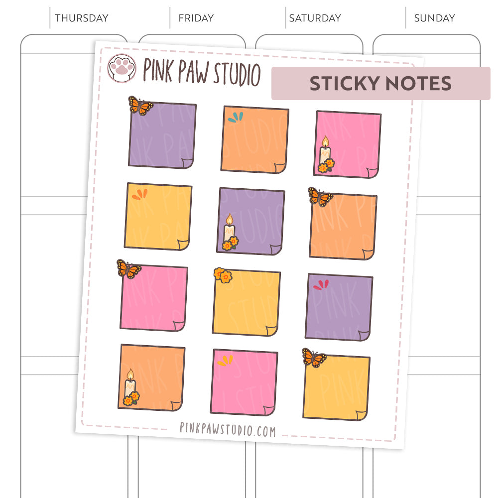 Sticky Notes - November - Dia de Muertos