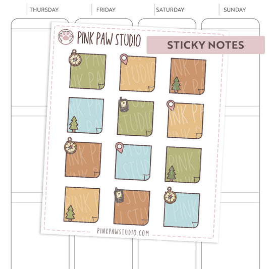 Sticky Notes - July