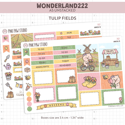 Wonderland222 Kit A5 sin apilar - Mayo