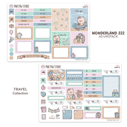 Wonderland222 Kit A5 sin apilar - Junio